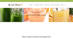 Desktop Screenshot of myjuicecleanse.com