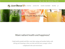 Tablet Screenshot of myjuicecleanse.com